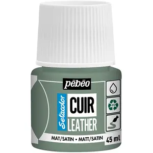 Pebeo, Peinture loisirs créatifs, Couleurs de cuir SetaCuir (Vert Matc... pas cher