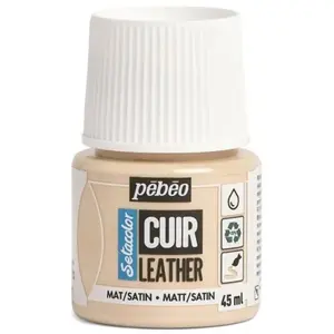 Pebeo Peinture cuir - Setacolor - Beige Rosé - 45 ml - Acrylique - Mixte pas cher
