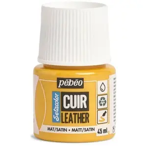 Pebeo, Peinture loisirs créatifs, Couleurs de cuir SetaCuir (Jaune tou... pas cher