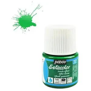 Peinture tissu - PéBéo - Sétacolor - Effet daim - Vert - 45 ml pas cher