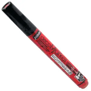 Pebeo, Marqueur, Acrylic Marker Pointe fine 1,2mm (Rouge, 1.20 mm) pas cher