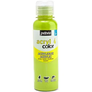 Pebeo, Peinture loisirs créatifs, Acrylcolor (Vert kraft, 150 ml) pas cher
