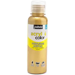 Pebeo, Peinture loisirs créatifs, Acrylcolor (Or, 150 ml) pas cher