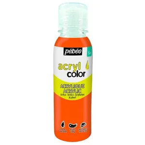 Pebeo, Peinture loisirs créatifs, Acrylcolor (Orange, 150 ml) pas cher