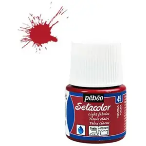 Pebeo, Peinture loisirs créatifs, Setacolor tissus clairs (45 ml) pas cher