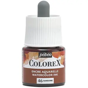 Pebeo, Peinture loisirs créatifs, Encre à base d'eau Colorex (Sang, 45...