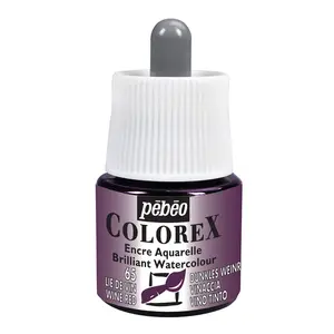 Comparateur de prix : Encre Aquarelle - PEBEO - Colorex - 45 ml - Couleur Lie De Vin - Mixte