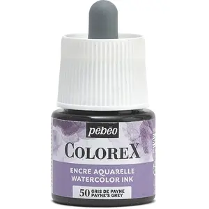 Pebeo, Peinture loisirs créatifs, Encre à base d'eau Colorex (Payne es... pas cher