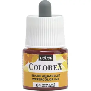 Pebeo, Peinture loisirs créatifs, Encre à base d'eau Colorex (Jaune fo... pas cher