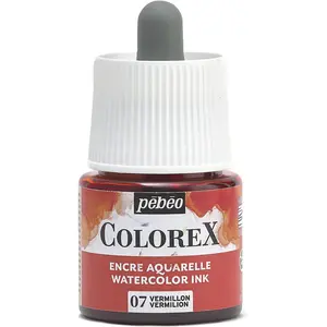 Pebeo, Peinture loisirs créatifs, Encre à base d'eau Colorex (Vermillo... pas cher