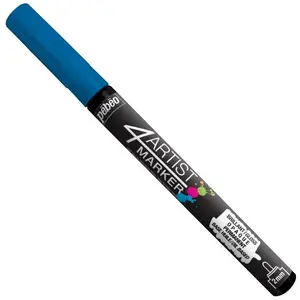 Pebeo, Marqueur, 4Artist Marker 2mm ronde (Bleu foncé, 2 mm)Vendu pargalaxus