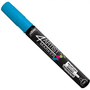 Pebeo, Marqueur, 4Artist Marker 4mm ronde (Bleu clair, 4 mm)
