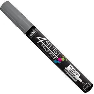 Pebeo, Marqueur, 4Artist Marker 4mm ronde (Gris, 4 mm) pas cher