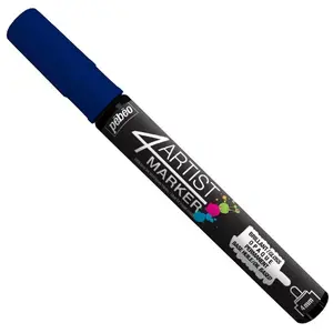 Pebeo, Marqueur, 4Artist Marker 4mm ronde (Bleu intense, 4 mm)Vendu pargalaxus
