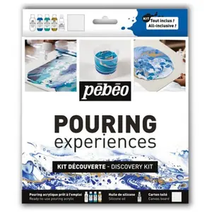 Comparateur de prix : Kit découverte peinture - Pouring - 6 pcs
