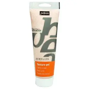 PEBEO Gel de Texture Pébéo - Sable rouge pas cher