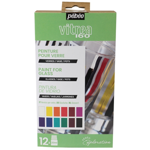 PEBEO Coffret d'Exploration Pébéo - Peinture sur verre - 12 x 20 mlVendu parcdiscount