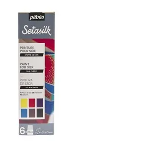 Pebeo Setasilk Initiation Set - Ensemble de peinture - 6 parties - pei... pas cher