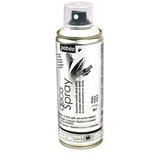 PEBEO Peinture en bombe DecoSpray 200 ml - Pébéo - Blanc perle - Peinture pour loisirs créatifs