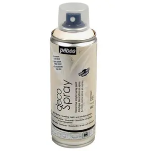 PEBEO Peinture en bombe DecoSpray 200 ml - Peinture pour loisirs créatifs - Couleur Beige pas cher