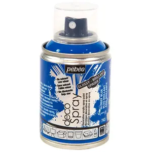 PEBEO Peinture en bombe DecoSpray 100 ml - Pébéo - Bleu brillant - Peinture pour loisirs créatifsVendu parcdiscount