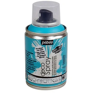 PEBEO Peinture en bombe - Pébéo - DecoSpray - 100 ml - Bleu turquoise ... pas cher