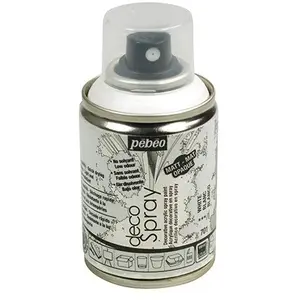 PEBEO Peinture - Pébéo - DecoSpray - Blanc - 100 ml - Pour loisirs créatifs pas cher