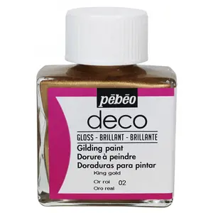 Pebeo, Peinture loisirs créatifs, Deco Dorure à Peindre Or Roi (Or roy... pas cher