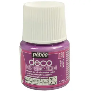 Pébéo Peinture P.BO Déco - Brillant - 45 ml Violet pas cher