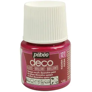 Pébéo Peinture P.BO Déco - Brillant - 45 ml Rose FuchsiaVendu paramazon