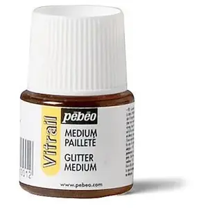 Pebeo, Peinture loisirs créatifs, Médium Pailleté Vitrail (45 ml) pas cher