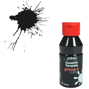 Pebeo, Peinture loisirs créatifs, Primacolor (Noir, 150 ml) pas cher