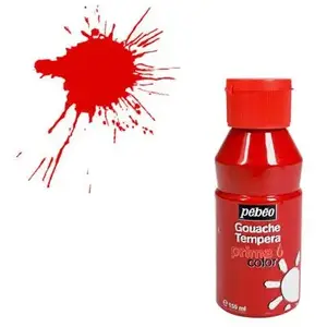 Pebeo, Peinture loisirs créatifs, Primacolor (Rouge primaire, 150 ml) pas cher