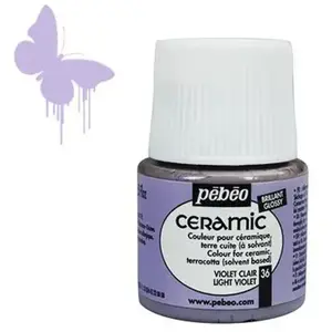 Peinture Ceramic violet clair 45ml PebeoVendu pargalaxus