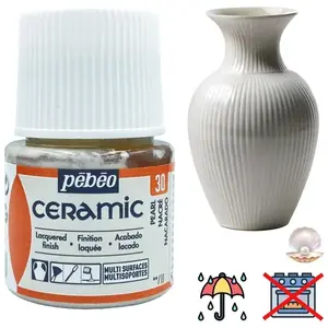 Peinture Ceramic nacre 45ml PebeoVendu pargalaxus