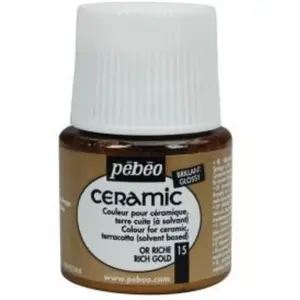 Peinture Ceramic or riche 45ml PebeoVendu pargalaxus