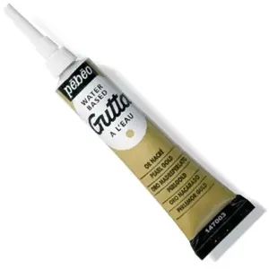 Pebeo, Peinture loisirs créatifs, Setasilk Gutta à l'eau (Or, 20 ml) pas cher