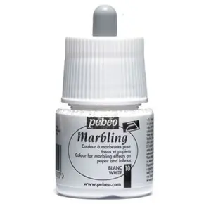 Pebeo, Peinture loisirs créatifs, Marbling couleur à marbrures (45 ml) pas cher