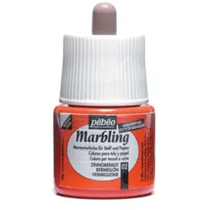 Pebeo, Peinture loisirs créatifs, Marbling couleur à marbrures (45 ml)