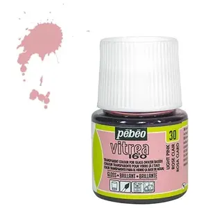 Comparateur de prix : PEBEO Peinture sur verre V160 effet brillant - 45 ml Rose Clair