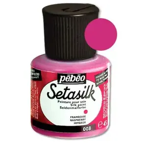 Pebeo, Peinture loisirs créatifs, Setasilk (Framboise, 45 ml) pas cher