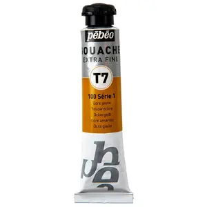 Pebeo, Peinture loisirs créatifs, Gouache T7 Extra Fine (Jaune ocre, 2... pas cher