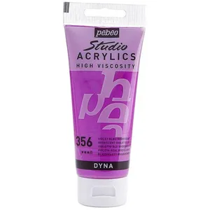 Comparateur de prix : Peinture Acrylique - PEBEO - Tube Dyna Violet Bleu Irisdescent 100ml - Satinée - Extra-fine
