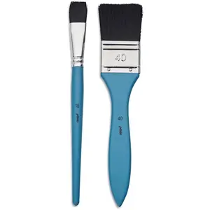 Pebeo, Pinceau, 2 pinceaux aquatiques Spalter + plat pas cher