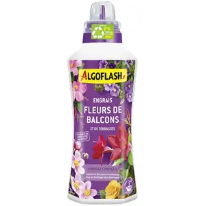Engrais fleurs - ALGOFLASH - Fleurs terrasses & balcons - 1 L - UAB