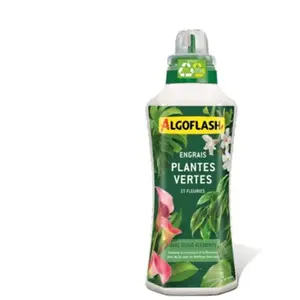 Engrais Liquide Plantes Vertes Et Fleuries Algoflash 1l - Algoflash pas cher
