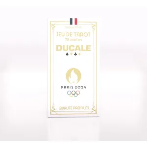 LA DUCALE - Jeu de 78 Cartes Jeux Olympiques et Paralympiques Paris 2024 - Jeu de Tarot pas cher