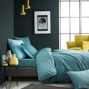 ORIGIN Housse de Couette imprimée en Bambou, Camille pas cher