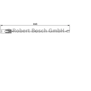 Comparateur de prix : Bosch Waarschuwingscontact remvoering-/blokslijtage achter