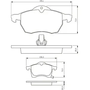 Bosch Automotive Remblokken set pas cher